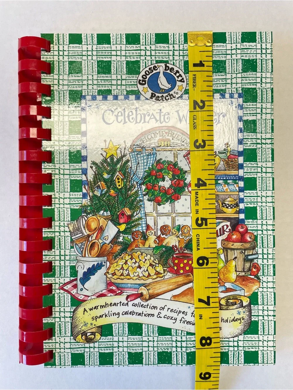 Gooseberry Patch Celebrate Winter Cookbook Fireside Feasts Cottagecore Gingham